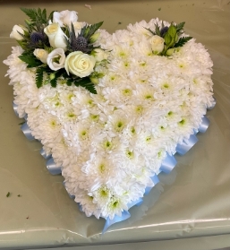 Pale blue heart